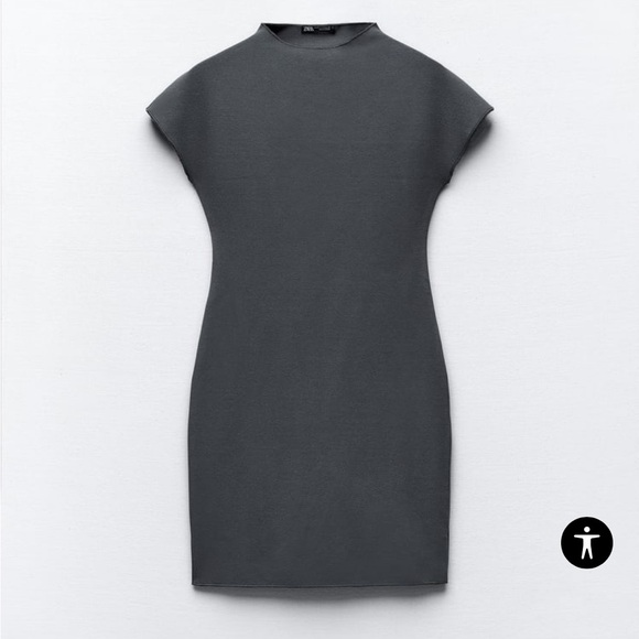 WORN ONCE: Short Stretch Knit Dress - Picture 2 of 2